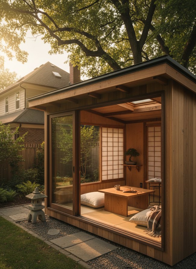 Zen Japanese Teahouse Style
