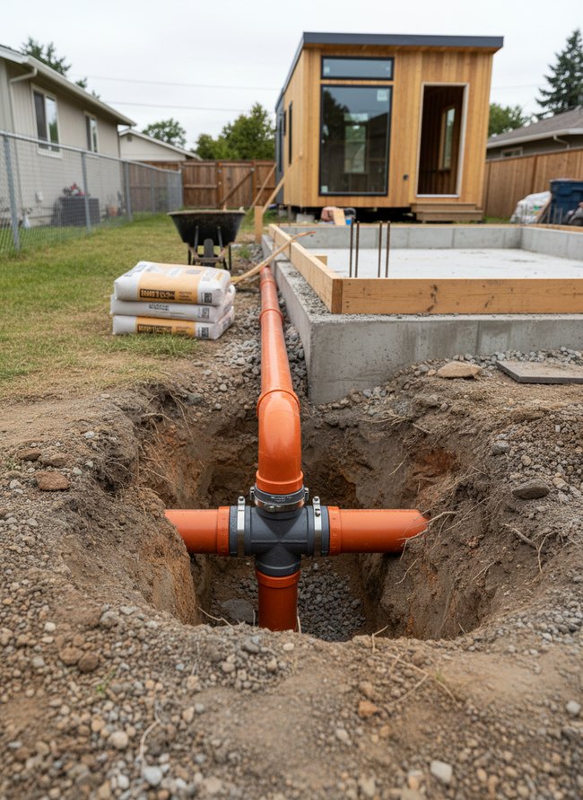 Sewer Line Tie-In