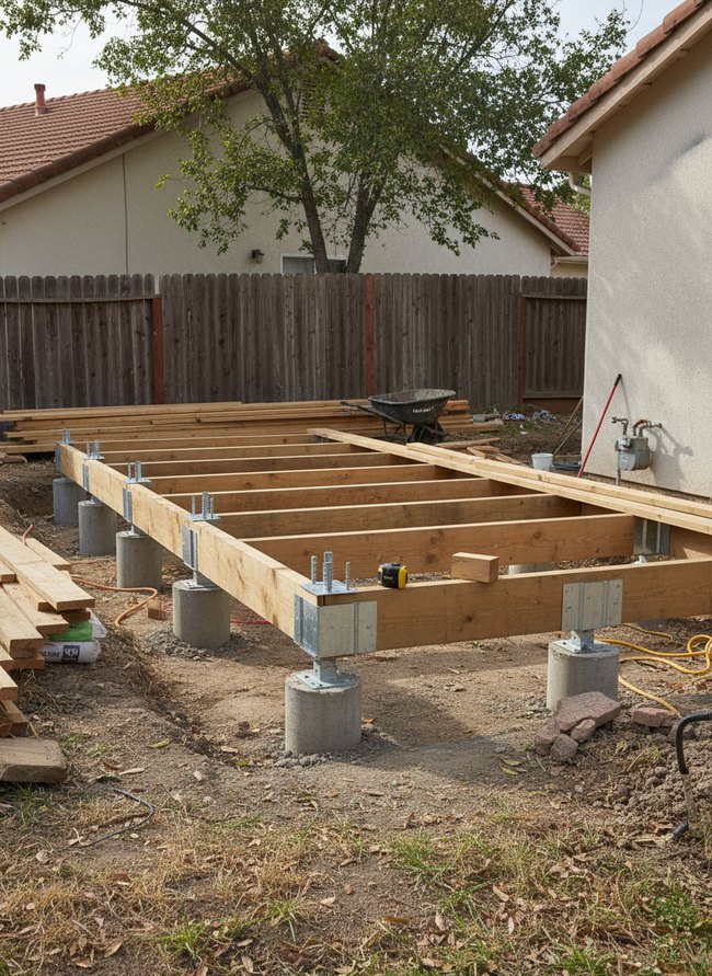 Raised Pier ADU Foundation