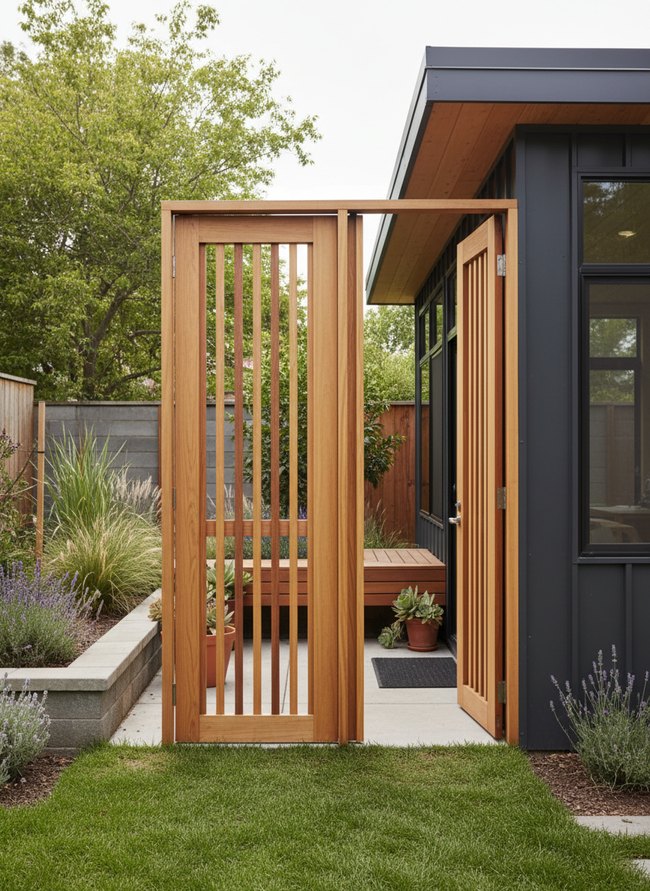 Minimalist Louvered Door Design