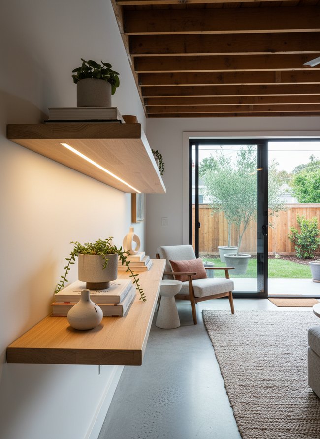 Floating Shelf Illumination