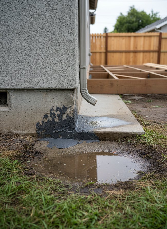Subpar Waterproofing Detail