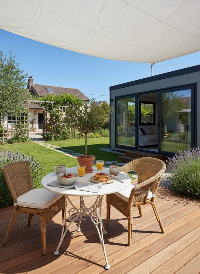 Sunny Breakfast Terrace