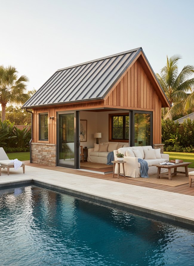 Compact Gabled Roof Hideaway