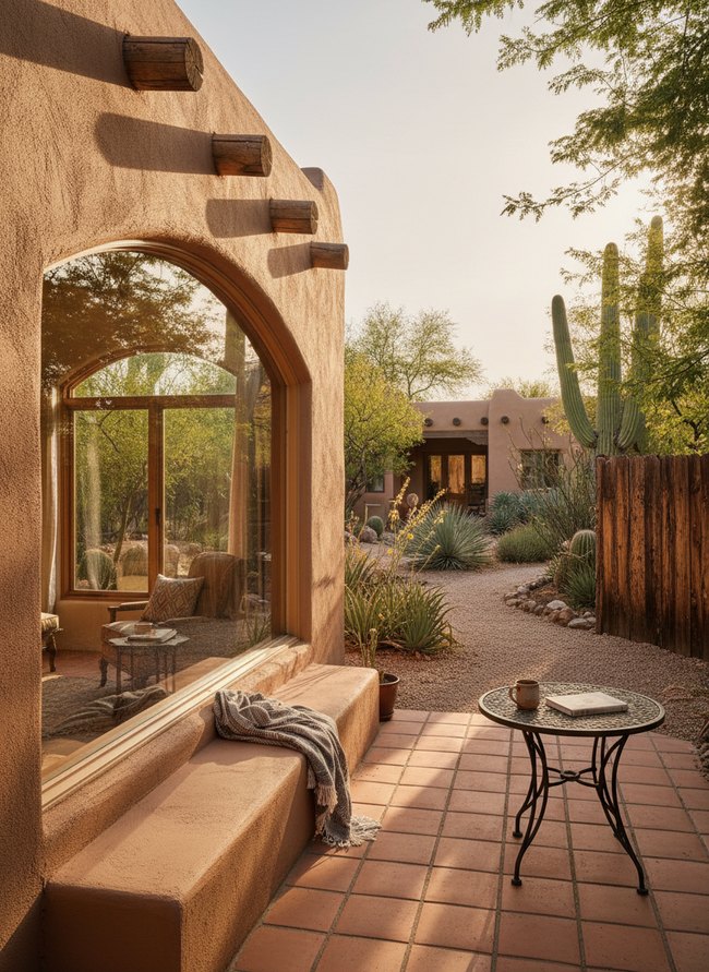 Desert Oasis Adobe Dwelling