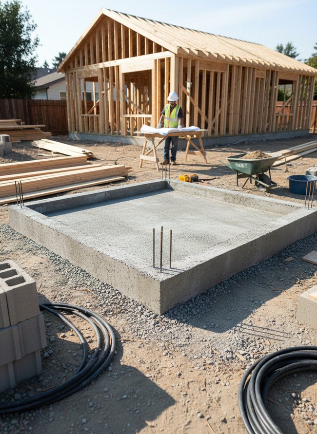 Compact Slab ADU Foundation