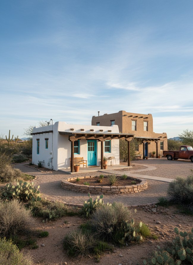 Desert Adobe Style Dwelling