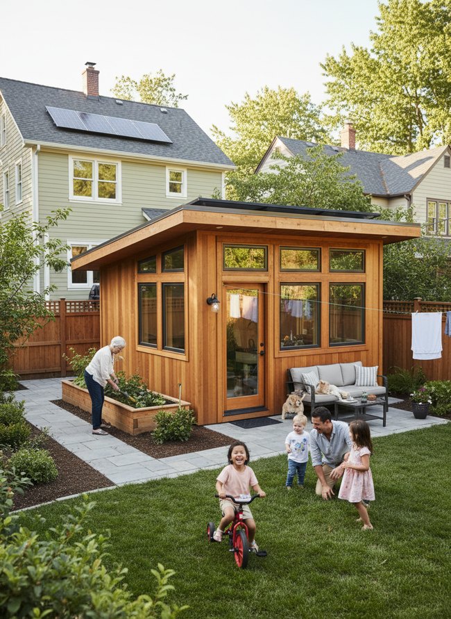 Harmonious Backyard Village ADU