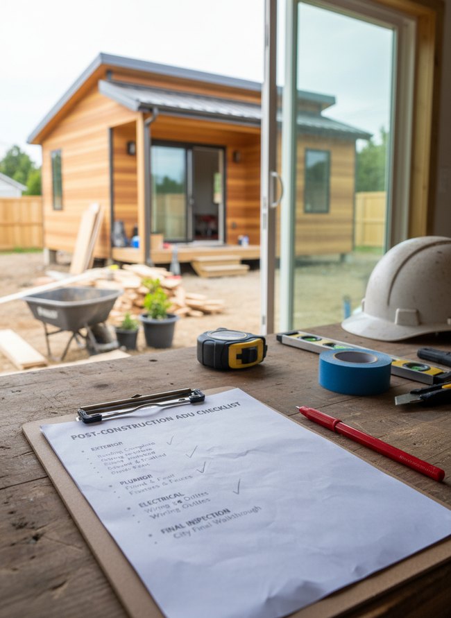 Post-Construction Checklist