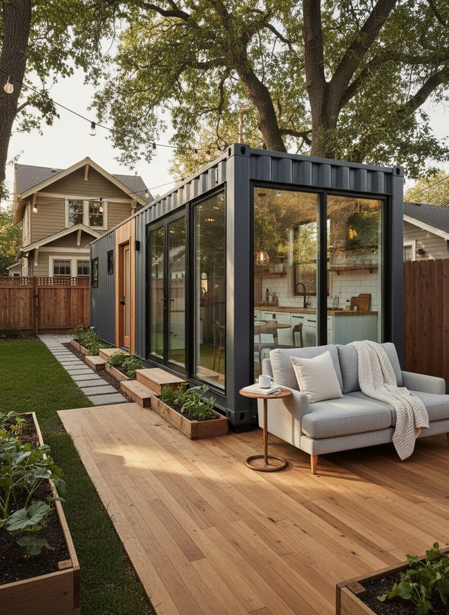 Minimalist Container Tiny Home