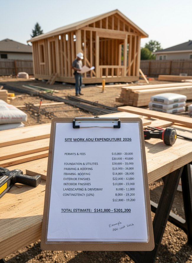 Site Work ADU Expenditure 2026
