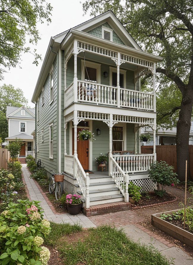 Victorian Spindle Balcony