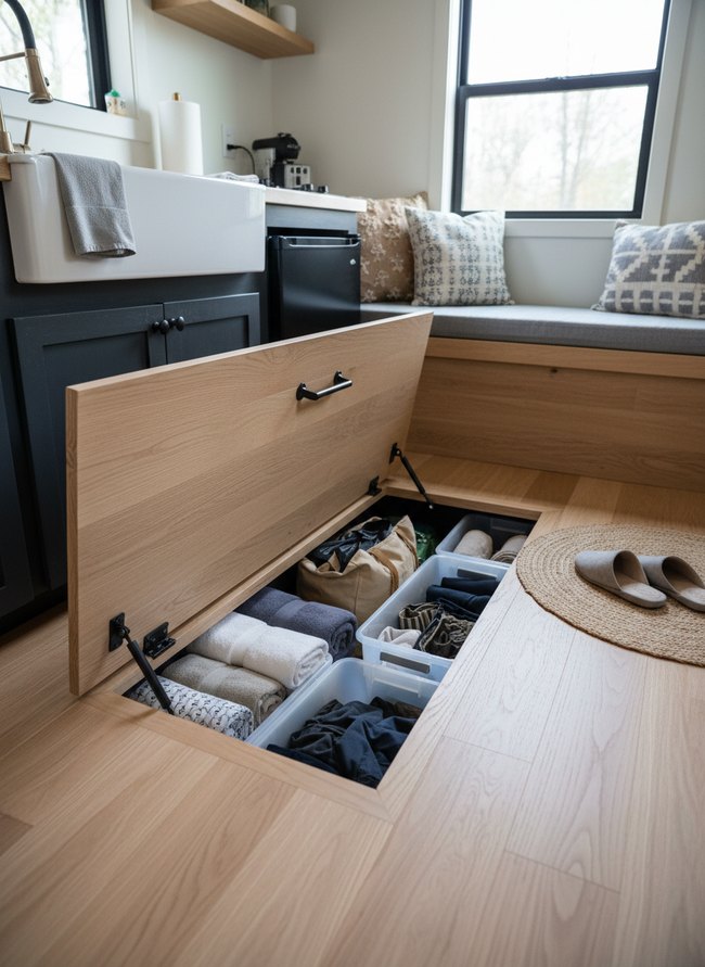 Hidden Compartment Flooring