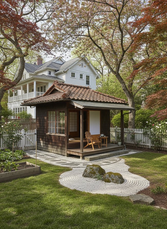 Japanese Zen Teahouse Unit