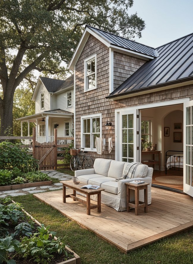 Cedar Shake Sidekick Home