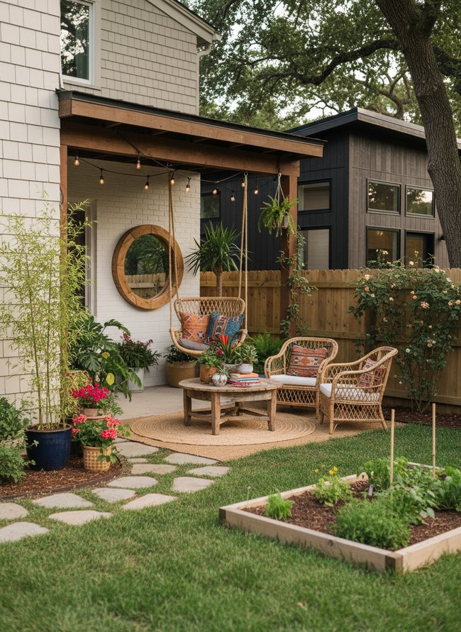 Eclectic Boho Chic Porch
