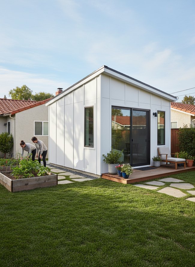 Elegant Smooth White Panels