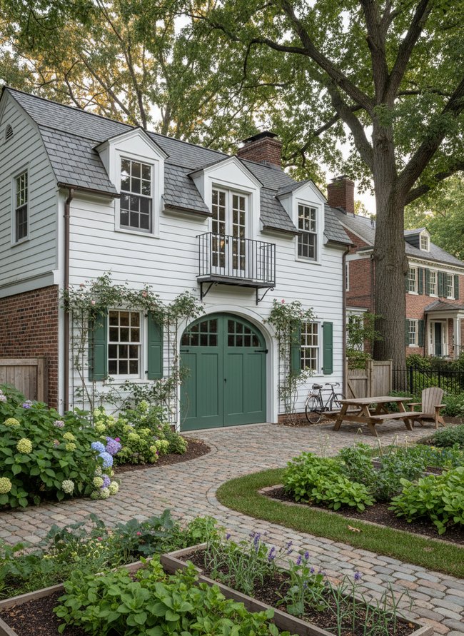 Colonial Revival Coach House