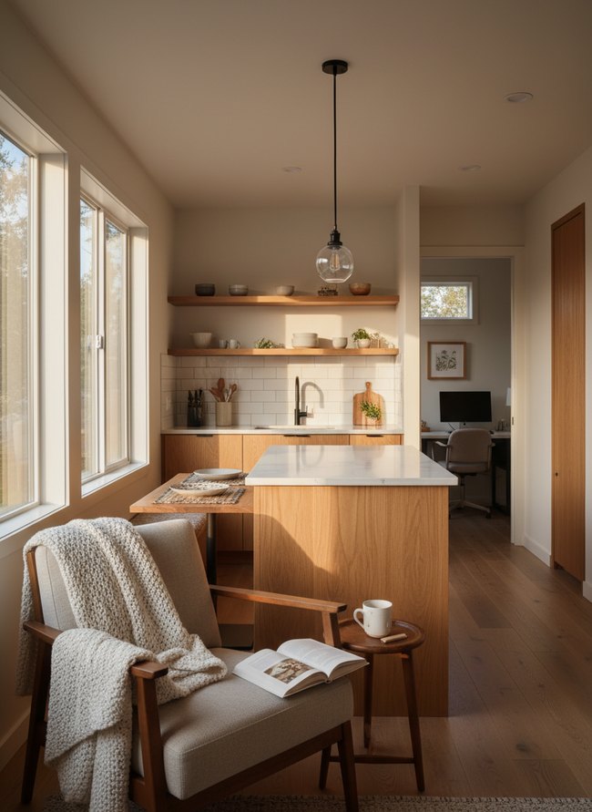 Space-Saving Peninsula Layout