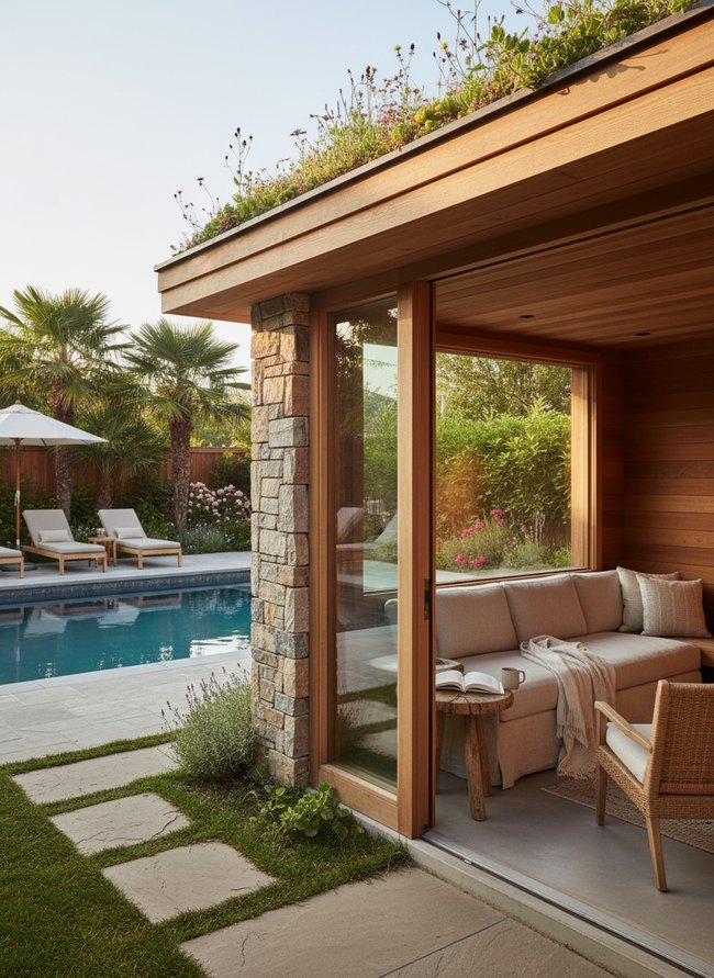 Sustainable Green Roof Pavilion